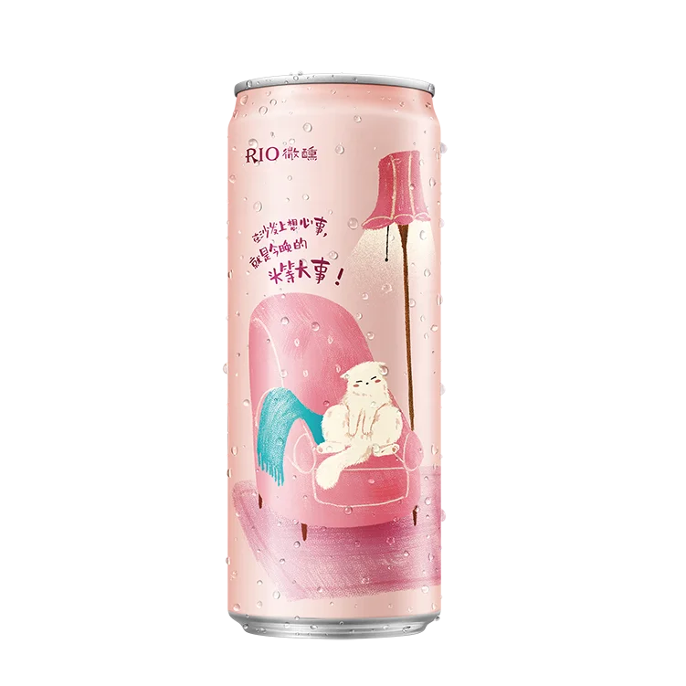 Новинка 2021 330 мл маленькая Красивая Серия белая персиковая молочная банка для коктейлей