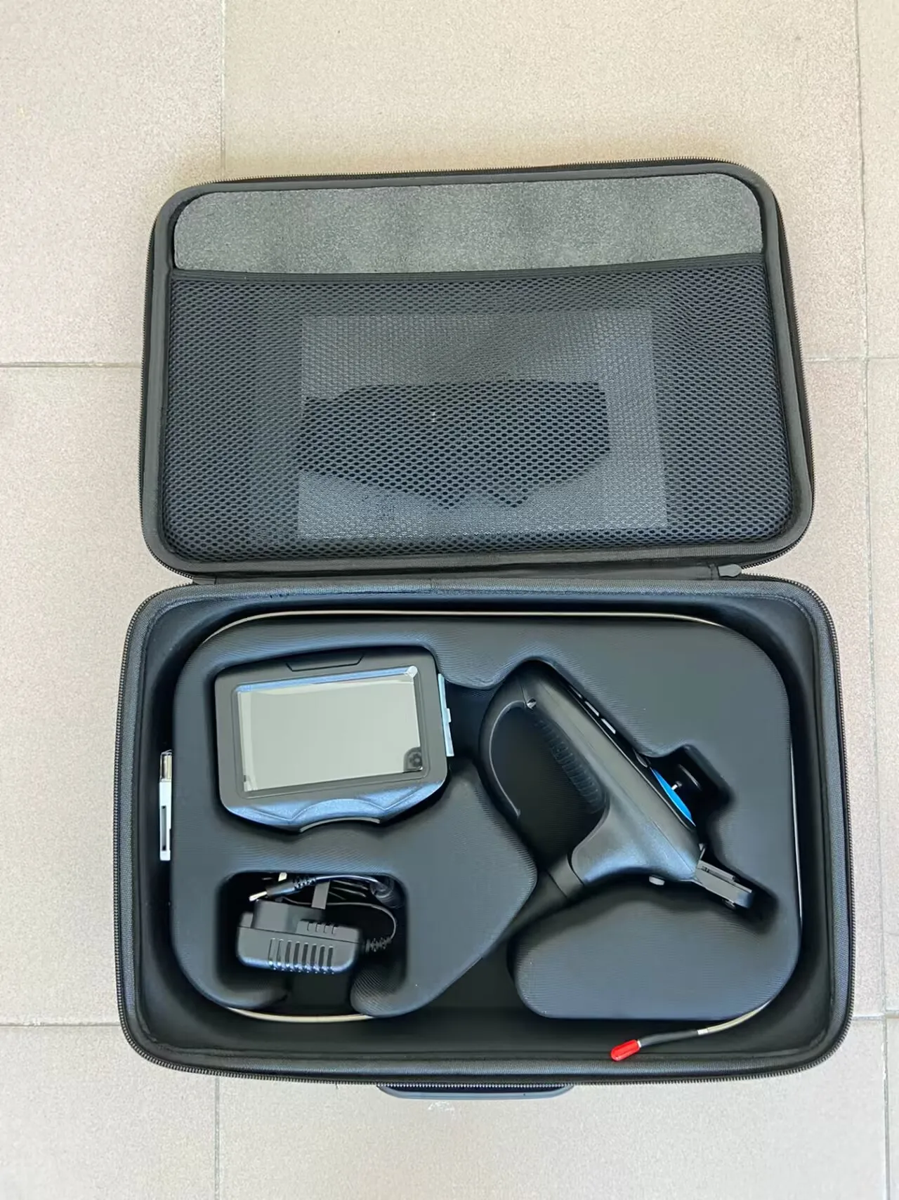 Portable Industrial Endoscope with 6mm Probe Lens, 2Mts Testing Cable, 360 Degrees Joystick Articulation, 4.5 Inch Display