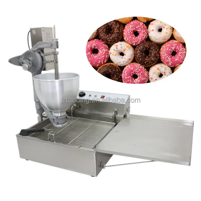 Automatic Fried Donut making machine round flower donut machine commercial doughnut maker automatic donut frying machine price