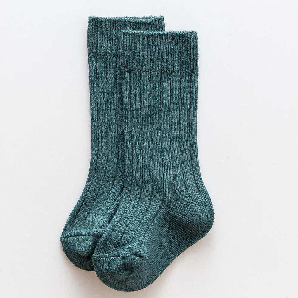 13 Colors Custom Baby Girl Boy Cute Colorful Knit Cotton Ribbed Children Socks