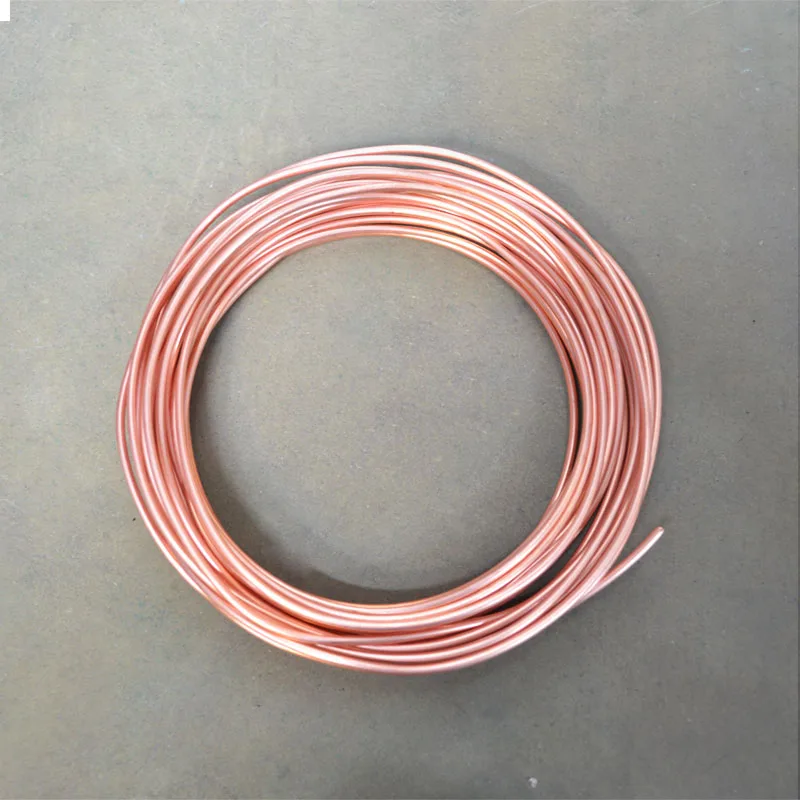 Cu Min 99.9% Customized Size Capillary Copper Tube Pipe