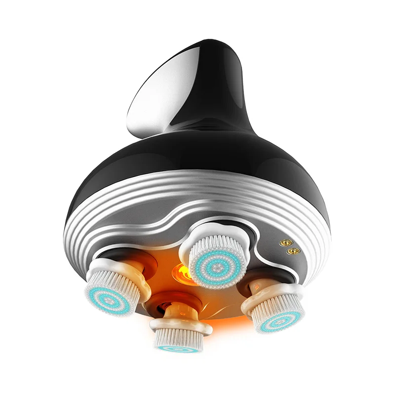 Leading Health Care Products Red Light Electric Scalp Vibrating And Portable Smart Rechargeable KFT-AM258 Head Massager