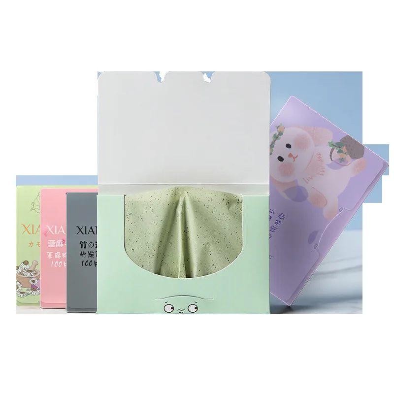 High quality Oil Absorbing Sheets Oil Control Blotting Tissue Makeup Facial Paper