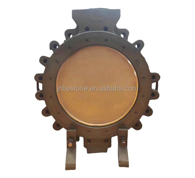 Metal to metal Seat Seal Big size Lug Type SS eccentric Butterfly Valve