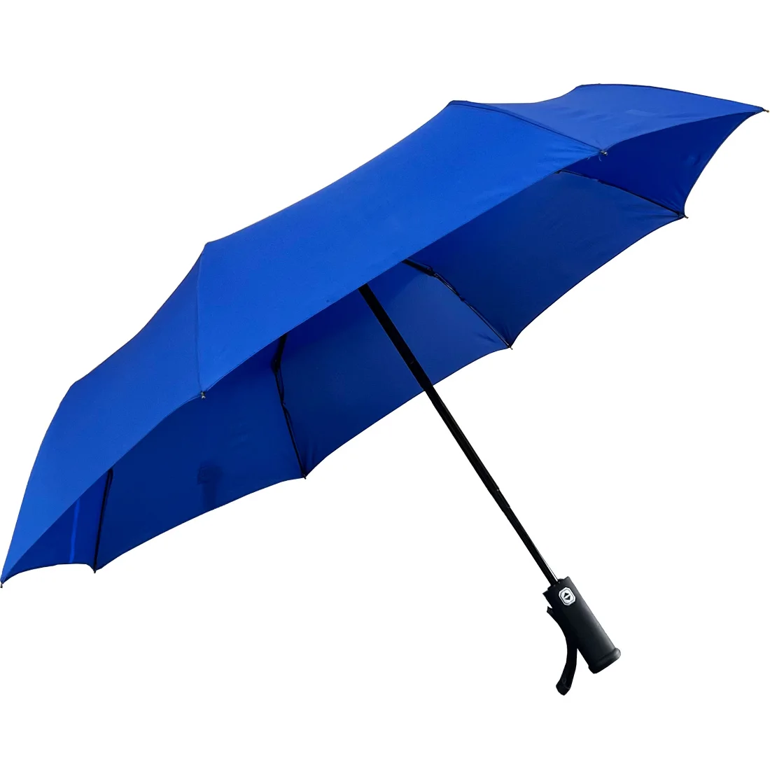 Новый дизайн, полностью автоматический зонт 21 дюйм с синими светодиодами, Складывающийся в три раза, с принтом логотипа на заказ