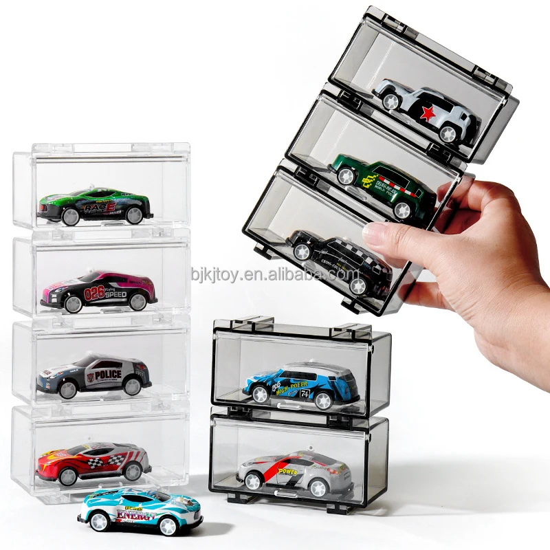 Wholesales Custom 1/64 Scale Acrylic Display Case Diecast Car Model Storage Matchbox Display Cabinet For Hotwheel