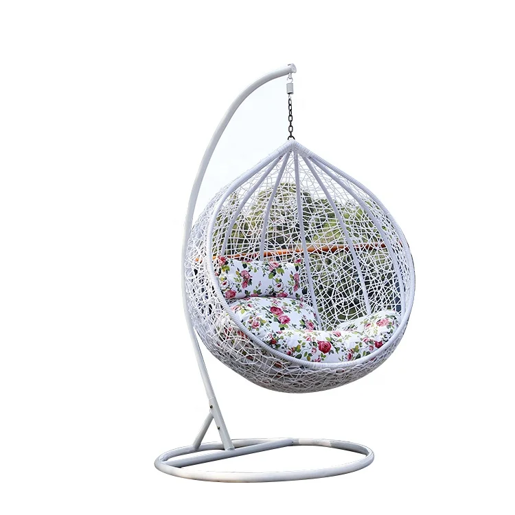 
High Quality Rattan Modern Outdoor Garden Swing Hanging Ball Chair 