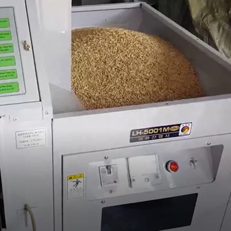 LH-5001M Gold rice hulling machine, 265kg/h rice cleaning destoner, impeller type air cooling rice mill machinery for sale