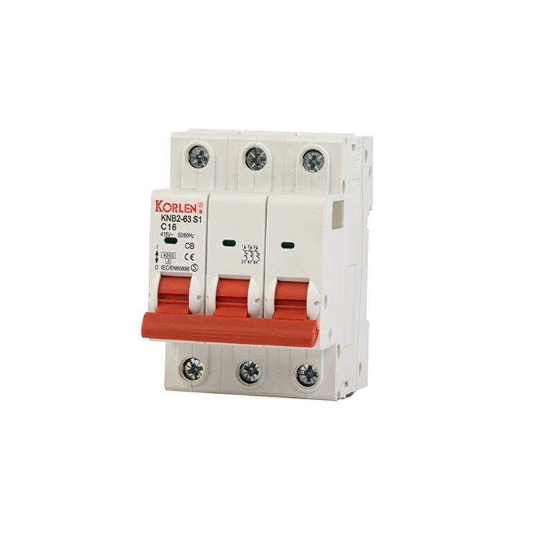 Circuit Breaker Box Type 1 Pole Plastic Low Voltage Mcb New