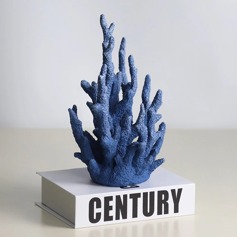 Redeco New Material Novelty Resin Coral Home Decor Sculpture Simulation Coral Ornament Resin Crafts For Gifts Home Decoration