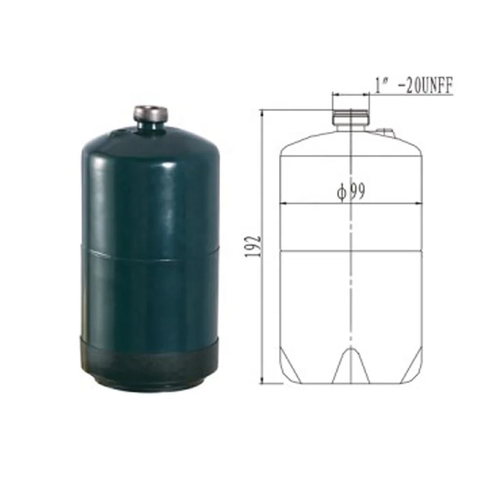 DOT39 Стандартный Стальной баллон с пропаном для кемпинга на открытом воздухе США Канады Пуэрто-Рико