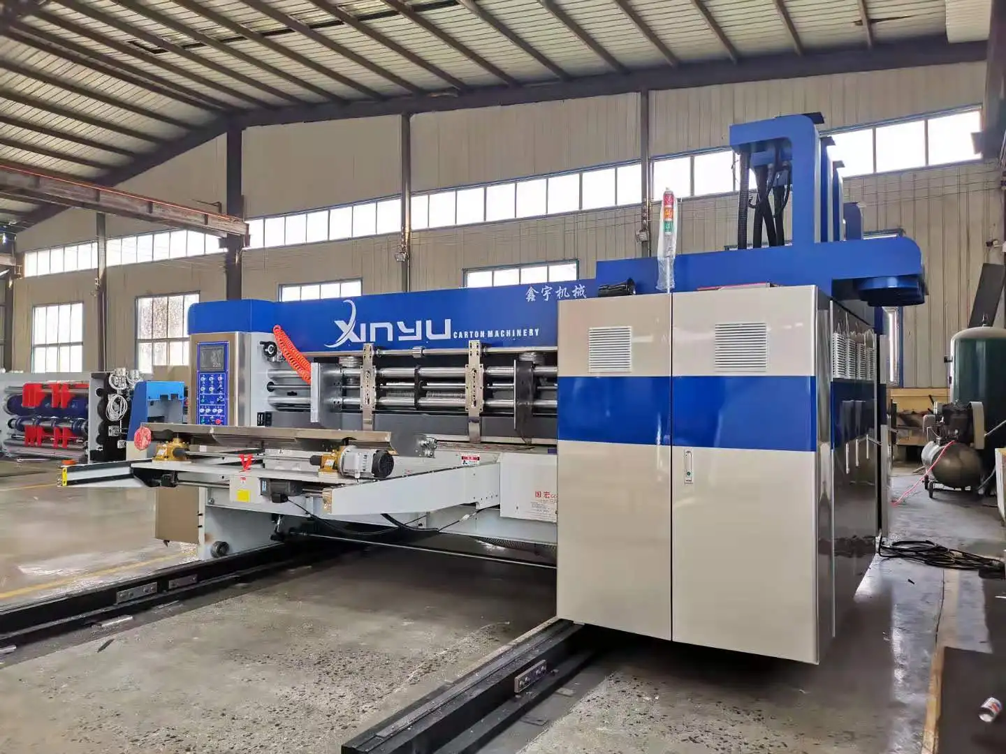 
Automatic corrugated carton slotting machine, Corrugated box manufacturing machinery 