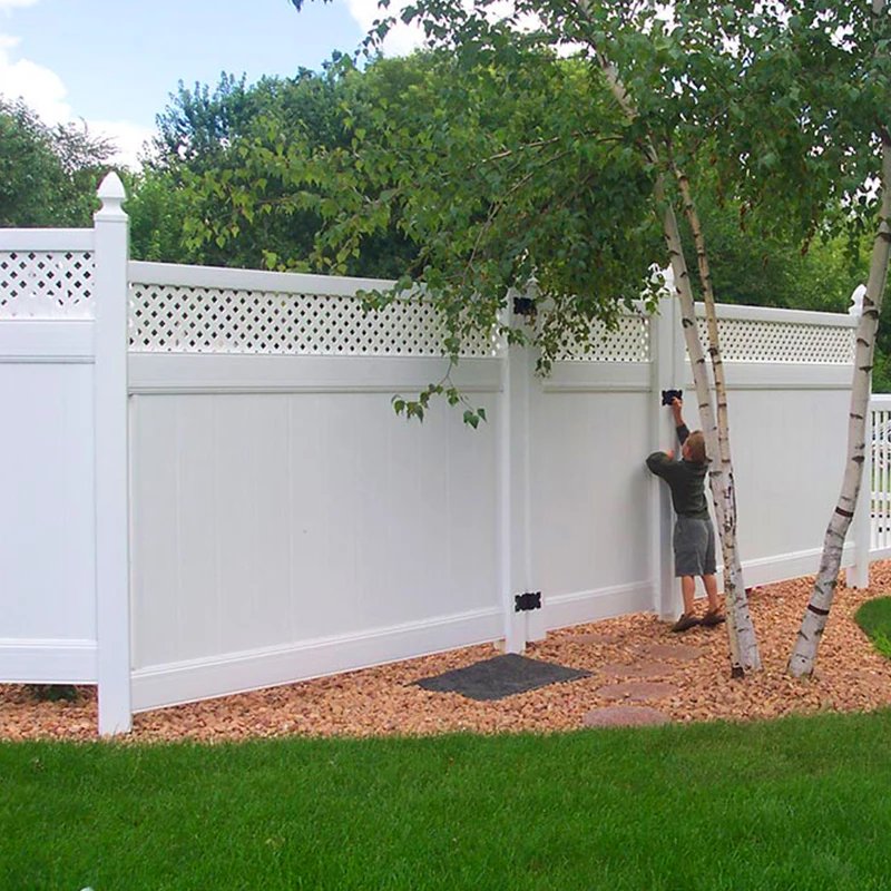 Plastic Privacy Fence wall Panels Vinyl  Fence
