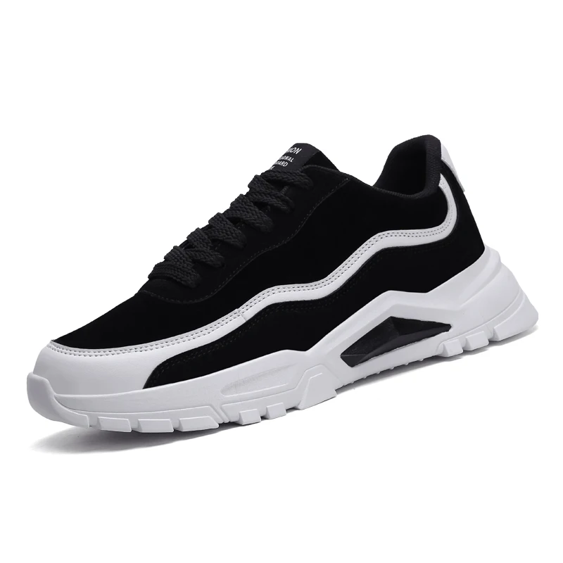 Простые Формальные прочные мужские спортивные кожаные кроссовки, мужская модная повседневная обувь, теннисные туфли для мужчин