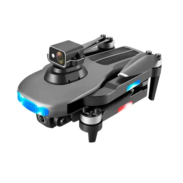 Квадрокоптер с дистанционным управлением Mini Wifi Fpv Профессиональный Дрон Dji 8K Hd дроны 4K камера и Gps большой радиус действия со светодиодной подсветкой Lu3 Max