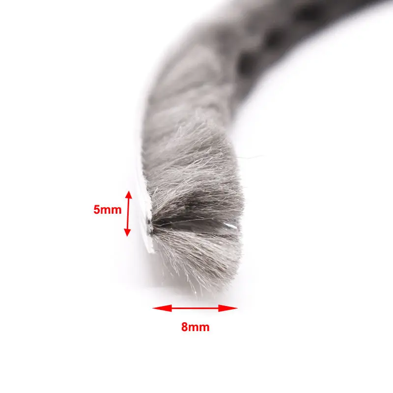 CLJ Waterproof and silent aluminium windows and doors weather strip brush seal with PP fin