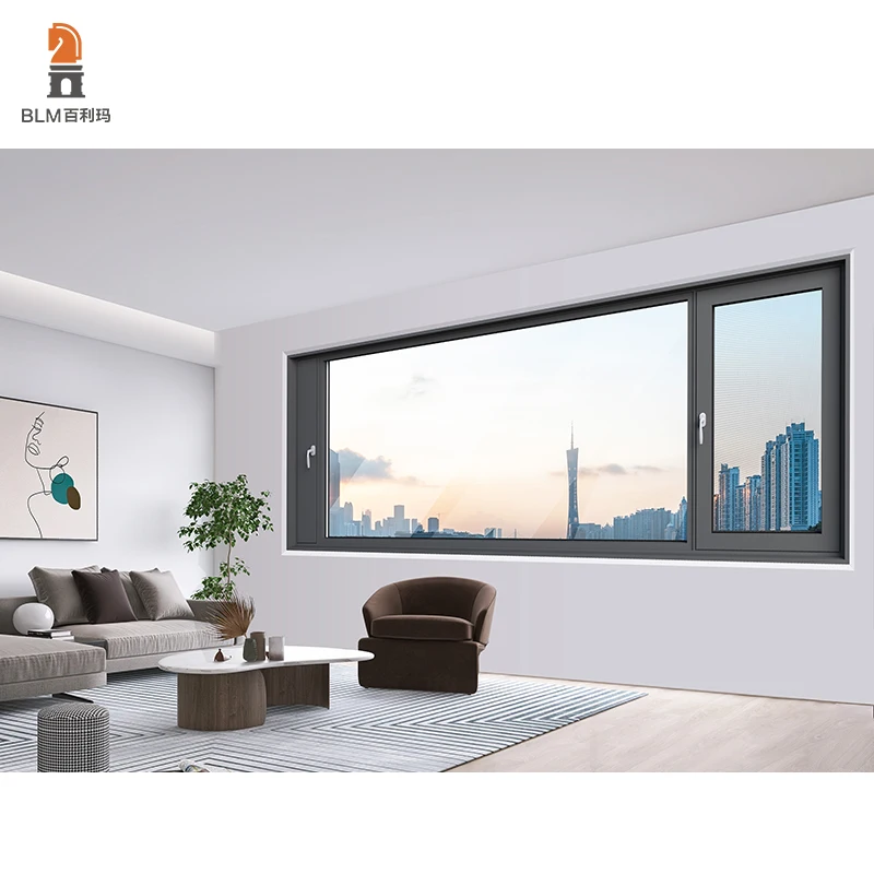 NFRC Certified Double Glazing Tilt and Turn Aluminium Window with Tempered Glass Others Window Category