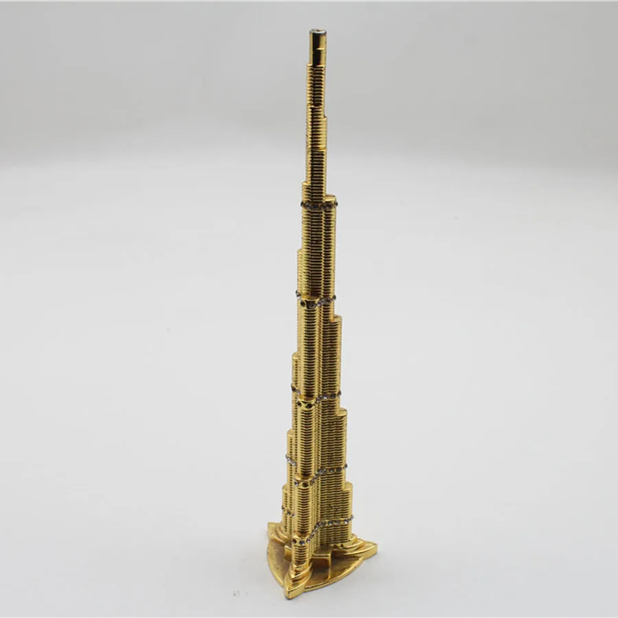 Souvenir 3D Miniature Building Dubai Halifah Tower Ornmanet Decoration
