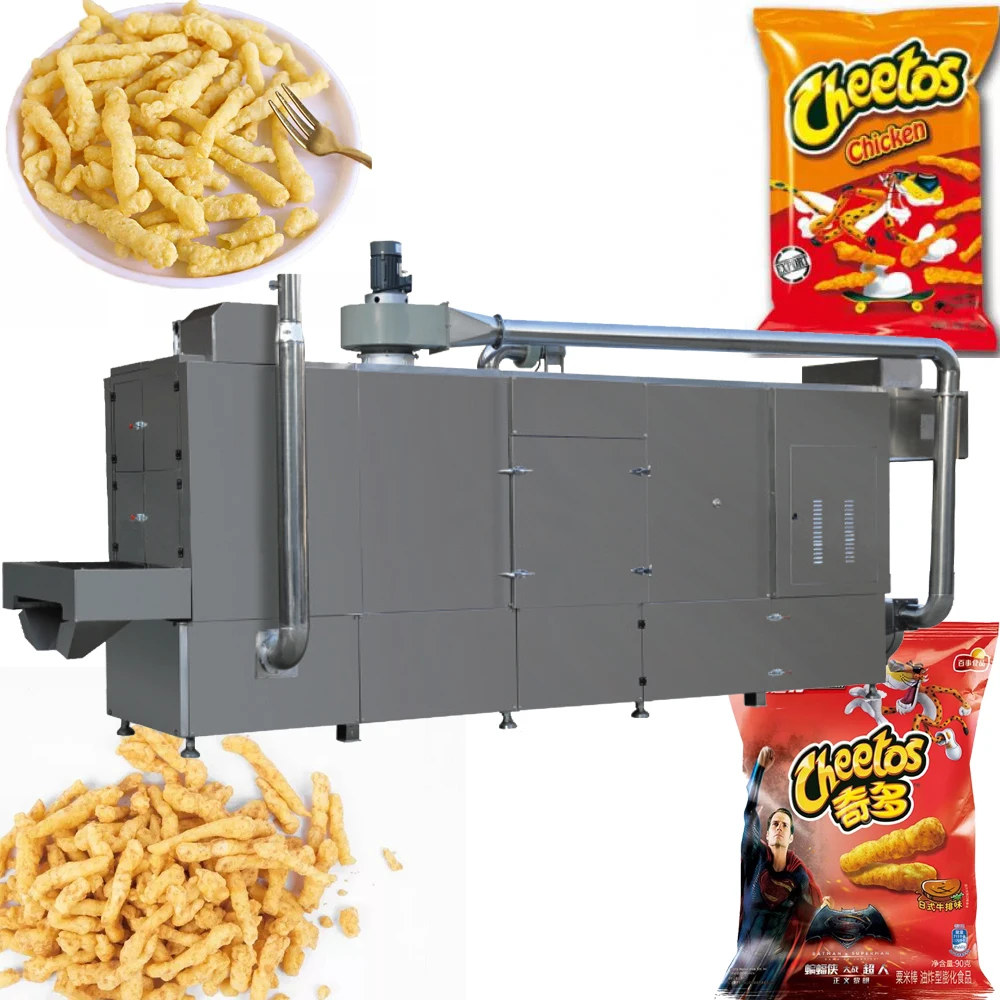 Kurkure Cheetos Extruder Machine Corn Curl Making Machine