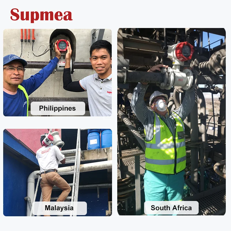 
remote flow meter fluoroborate industrial effluent electromagnetic flowmeter 