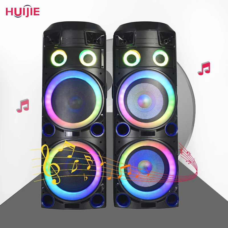 Dual 12 inch subwoofer professional audio system super sound box dj party speakers pair box