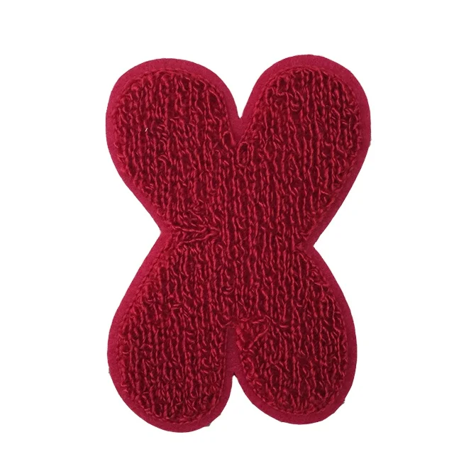 Embroidery services custom cartoon animal cat logo chenille embroidered patch badges for garment