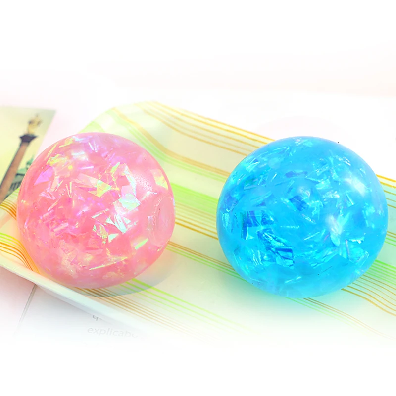 Best sell wholesale soft cheap 6cm colorful stretchy stress candy balls TPR colour bar stretchy stress ball