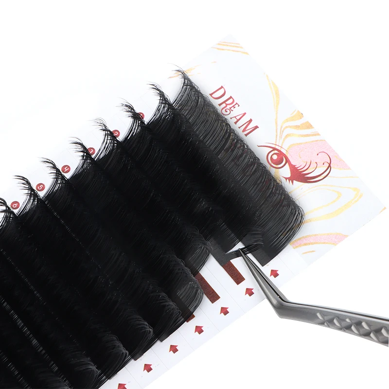 Russian Silk Mink Volume Fan Lashes Curl Individual Extention Eyelashes Extension Bulk Mega Volume Fast Fanning