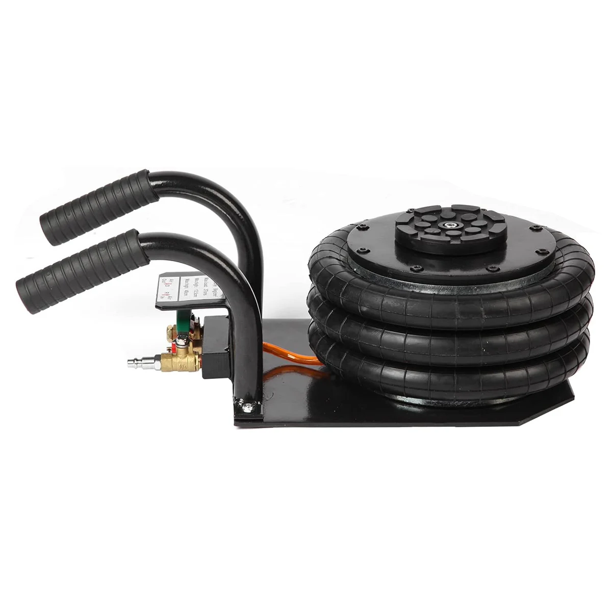 Portable 3 Ton Pneumatic Jack Triple Bag Air Jack 6600lbs,Quick Lift Heavy Duty for Garage Car Lifting Repair,Up to 16 Inch