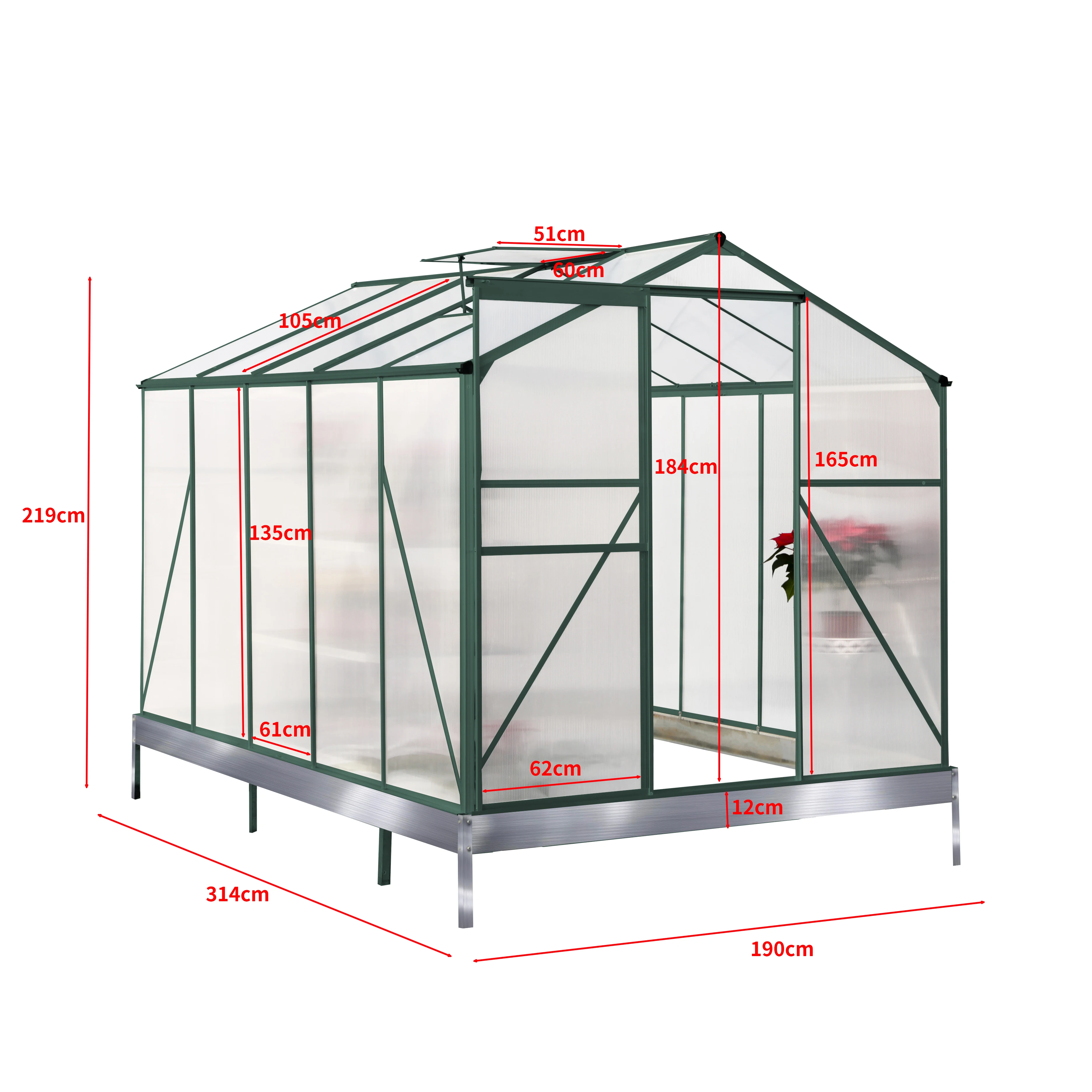 small vegetable garden greenhouse for sale