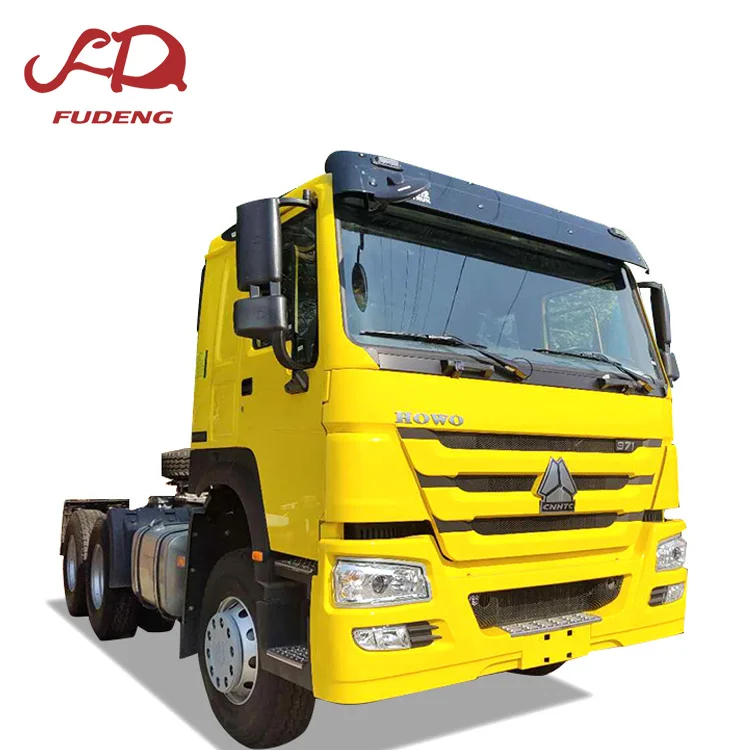 used good condition Howo truck head  375hp 371hp second hand  tractor truck for sale