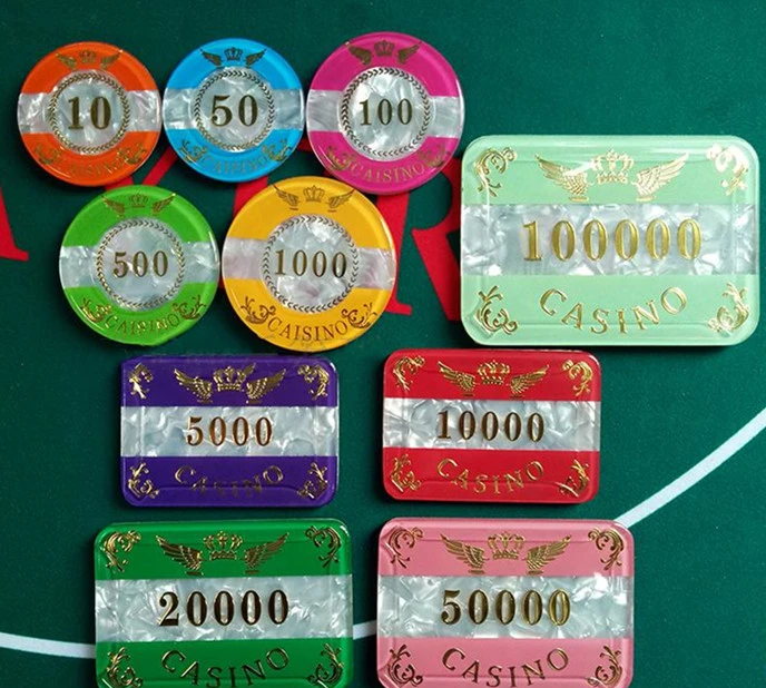 High Quality WPT Ceramic Poker Chip Blank Texas Custom Professional Casino European Round Coins Supplier Chip Poker for Gambling