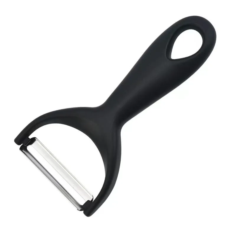 Thickening Stainless Steel Kitchen Tool Fruit and Vegetable Peeler with Plastic Handle for Peeling Carrots Potatoes More