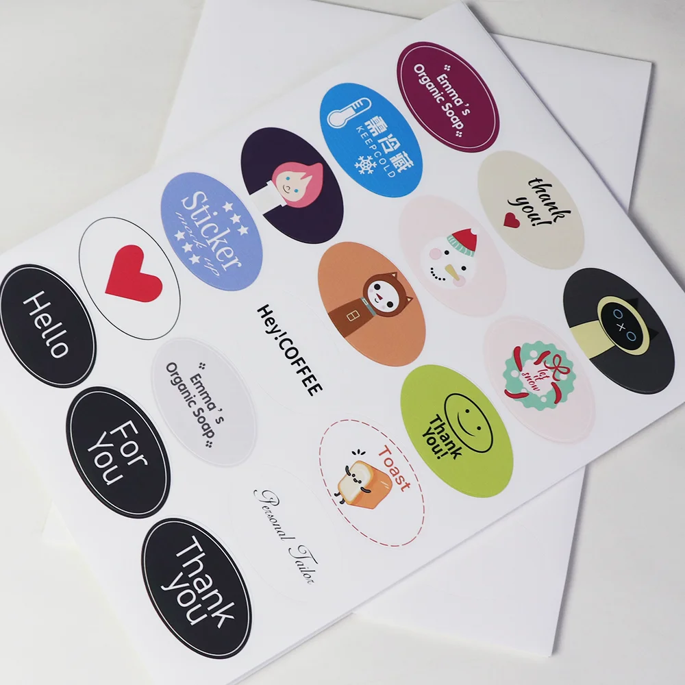 waterproof  printing brightly inkjet & laser matte PP for DIY household label sticker