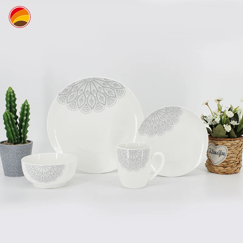 Customized Ceramic Tableware Dinnerware Set Porcelain Dinnerware Manufacturers Elegant China Dinnerware