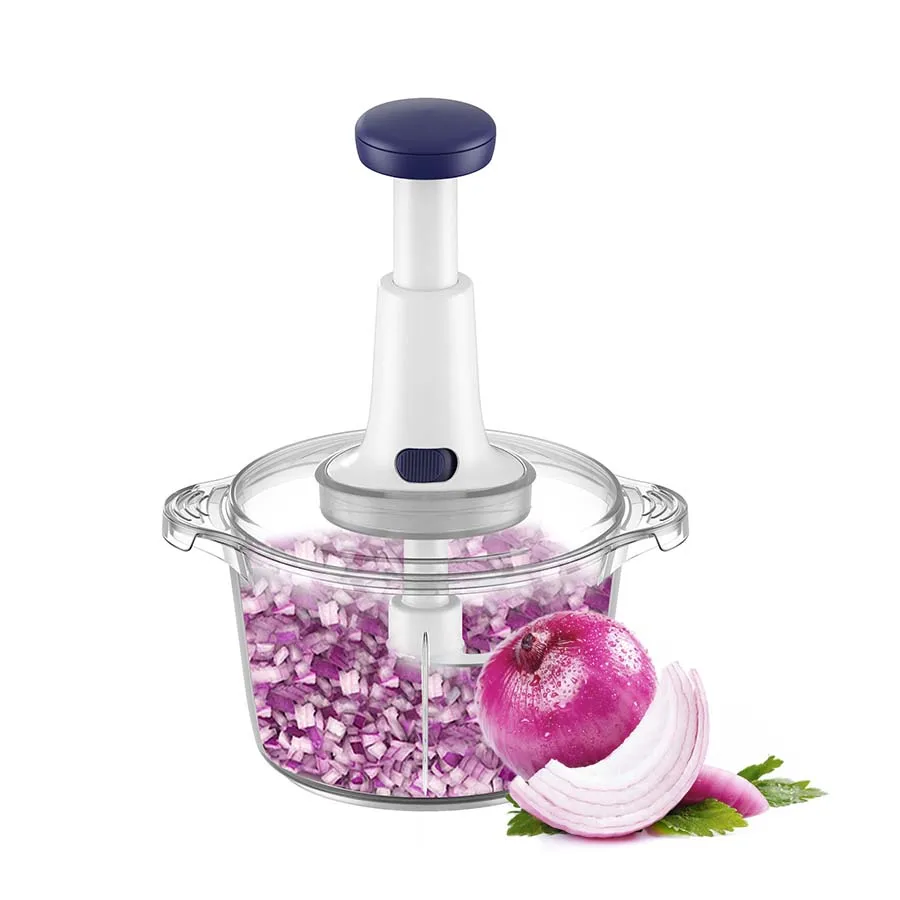 New Arrival Veggie Vegetable Slicer Cutter And Push Hand Onion Chopper