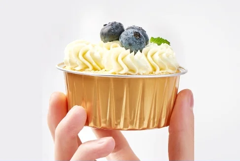 Thickened Disposable Round Foil Cake Baking Aluminum Tray with Lids Customized Shape Foil Box Aluminum Foil Container for Cakes