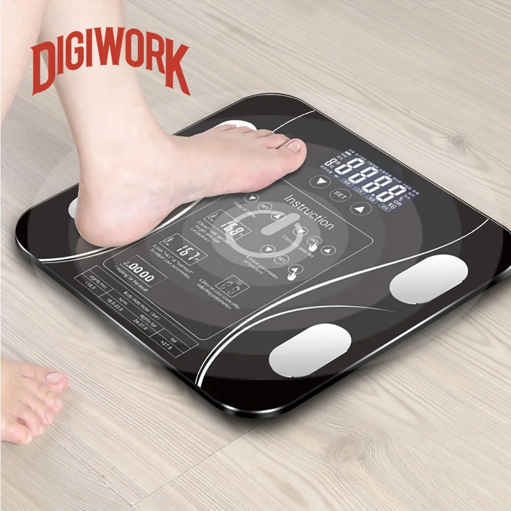 Масштабные весы для тела с индивидуальным пониманием, быстрая шкала для тела, 180 кг (397 фунтов), тип батареи