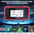 Scanner Automotriz OBD2 Diagnostic Scanner Code Reader Tool Launch X431 CRP123E CRP 123E V2.0  Free Update 7 Reset Service
