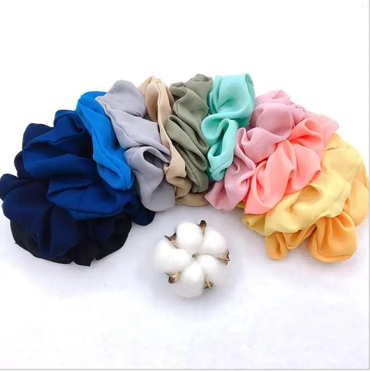 
Bestseller cheap 20 pack elastic velvet hair scrunchies various colors ponytail holder for women hair ties 