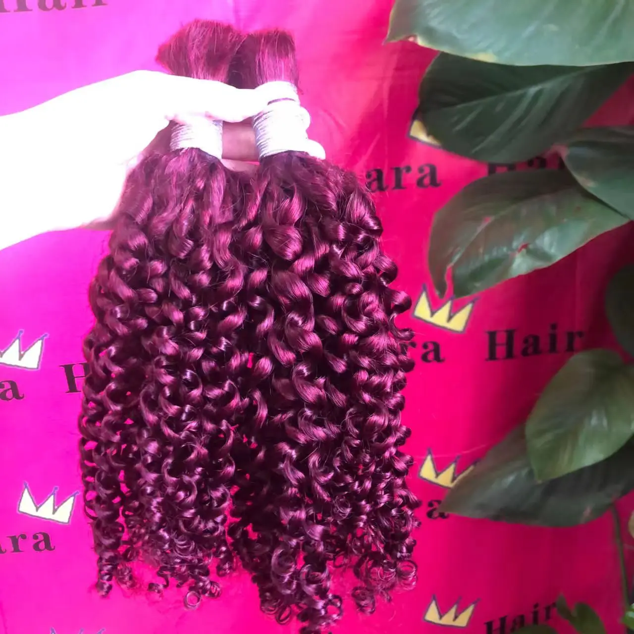 Amara hot selling bulk human hair for afro kinky bulk human hair for braiding raw indian hair bulk unprocessed in india in stock