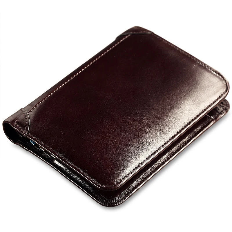 2021 best selling short leather wallet for men