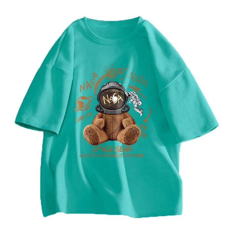 short sleeve olive screen printing heavy crew neck casual blue red gray green wholesale plain 90 polyester 10 cotton t shirt