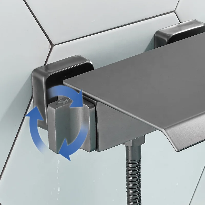 waterfall bath faucet china factory bathtub faucets bathroom taps matte black shower faucet