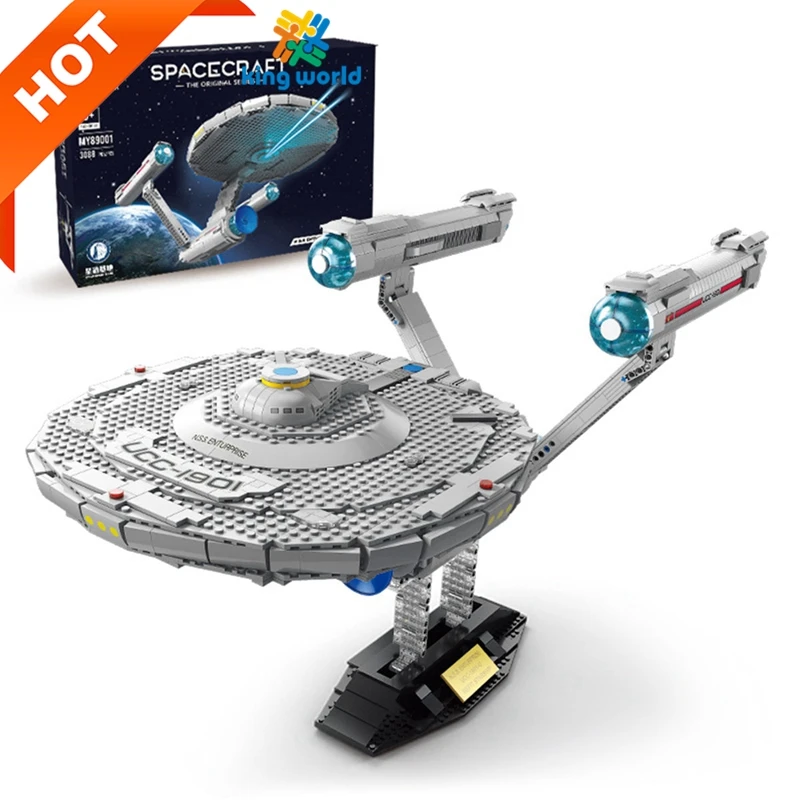 2025 Hot Sale Moc Spaceship Building Block Set Space Rocket Ship Toys with Launch Control Center Brick Building Block