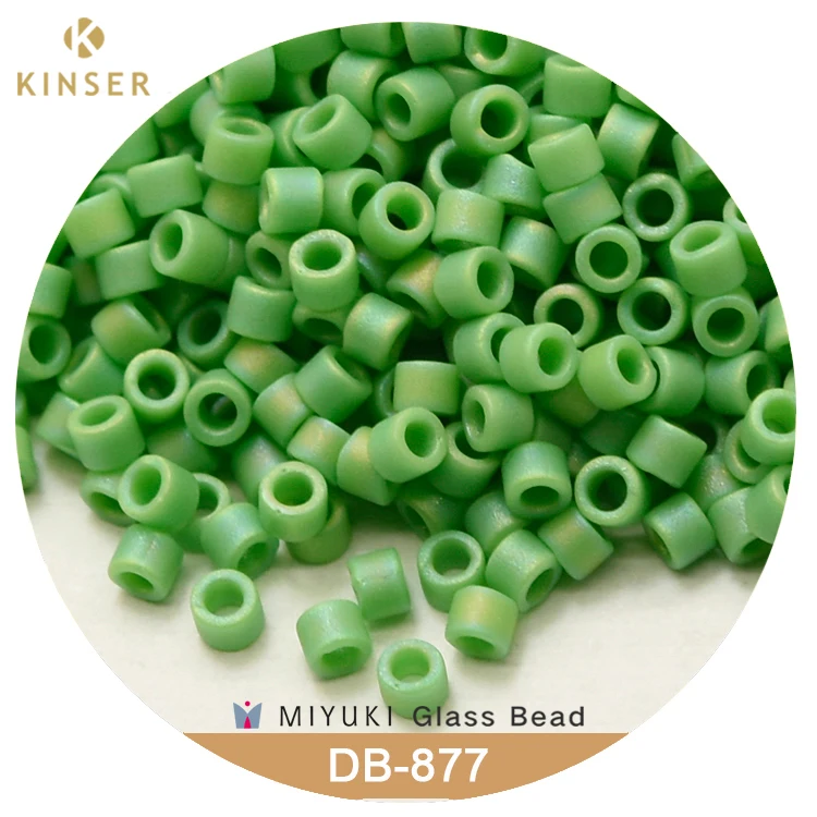 Original high 11/0 seed beads delica miyuki beads Miyuki Delica Beads 1.6 mm [14 Color Matte Opaque  AB 1 ]10g pack