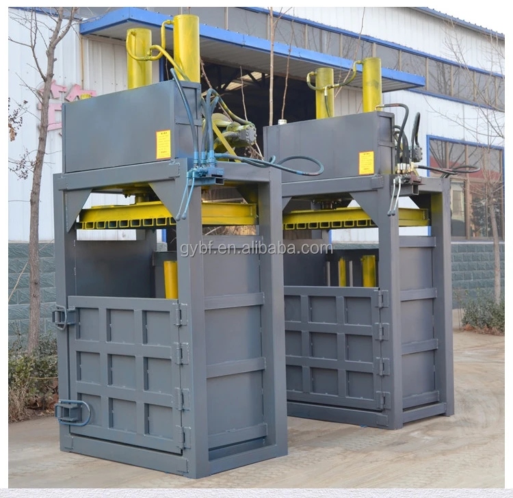 Cardboard Baling Press Machine Vertical Hydraulic Waste Plastic Pet Bottle Baler Machine