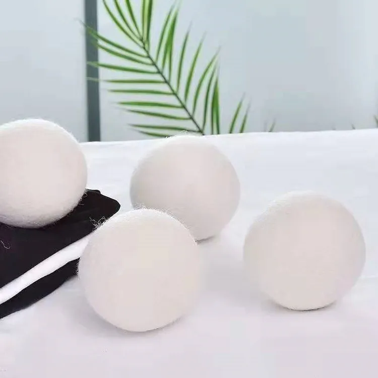 Wool ball washing machine drying ball absorbs water removes static electricity dehumidifies and prevents winding
