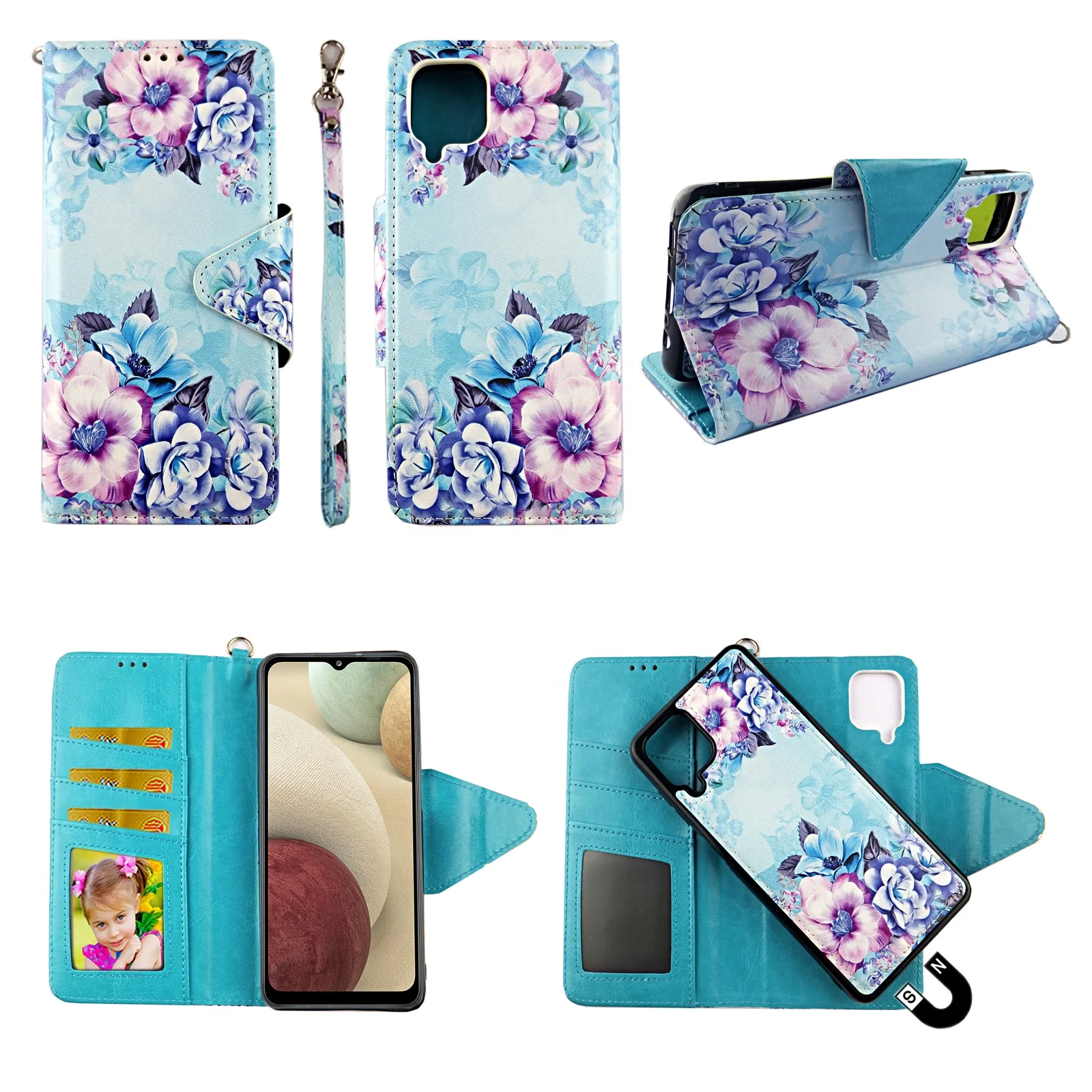 New Multifunction Card Slots Wallet Mobile Back Cover Phone Case Pu Leather Case For iPhone 13 13Pro 12 11 X XR 7 8