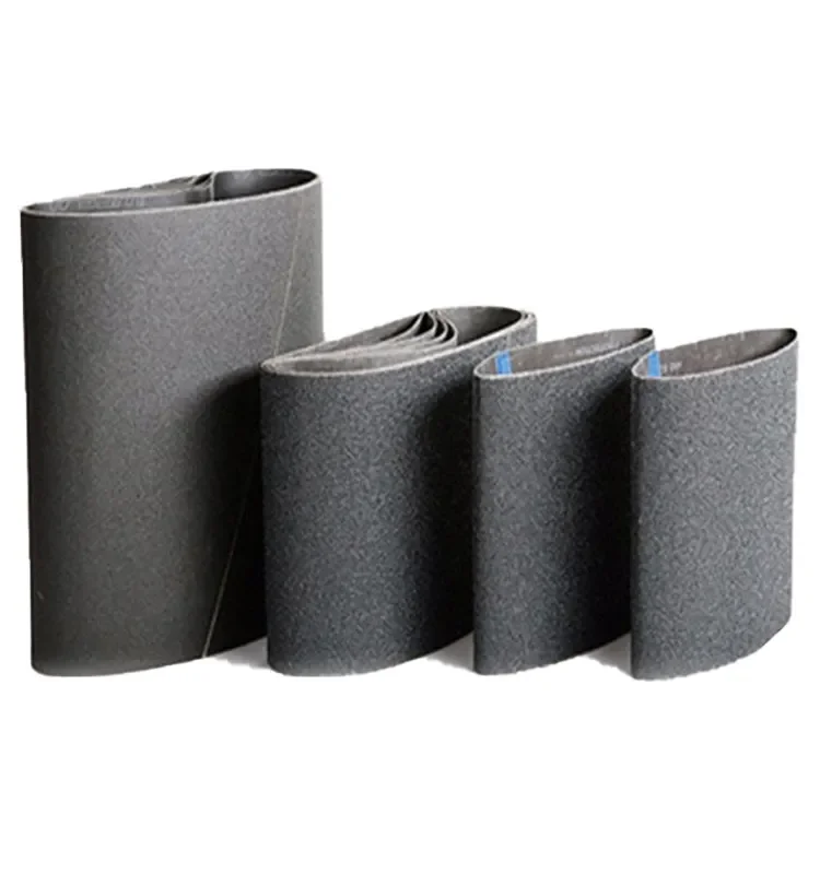 Silicon carbide cloth base abrasive sanding belts for glass polishing